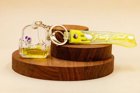 Perfume Bottle Keychain