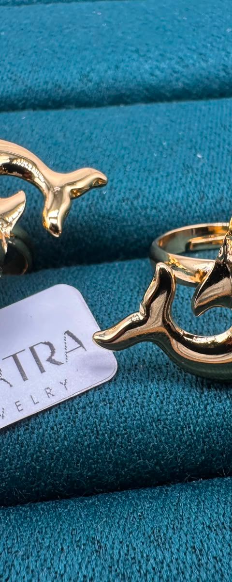 Nova Wave Dolphin Ring Set