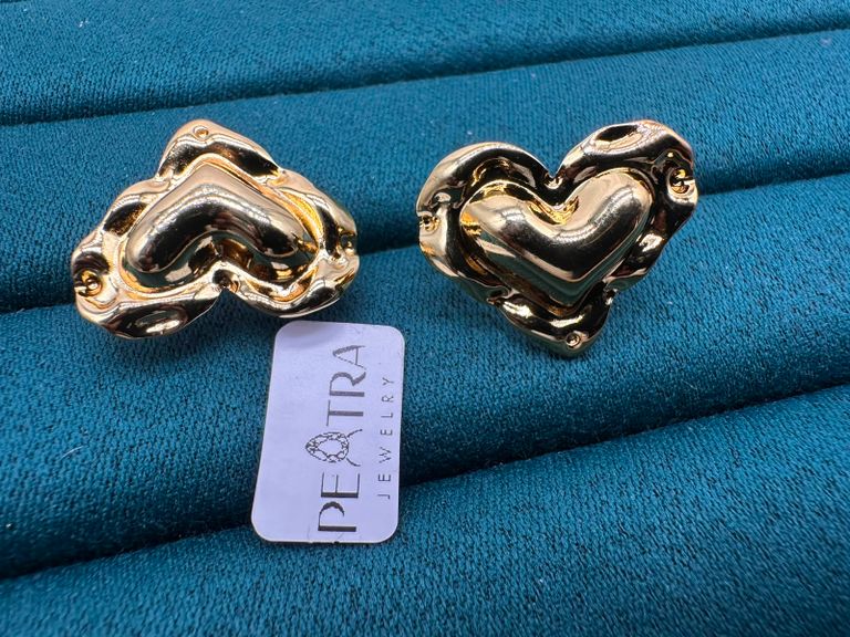 Prism Wave Silver Heart Ring Set