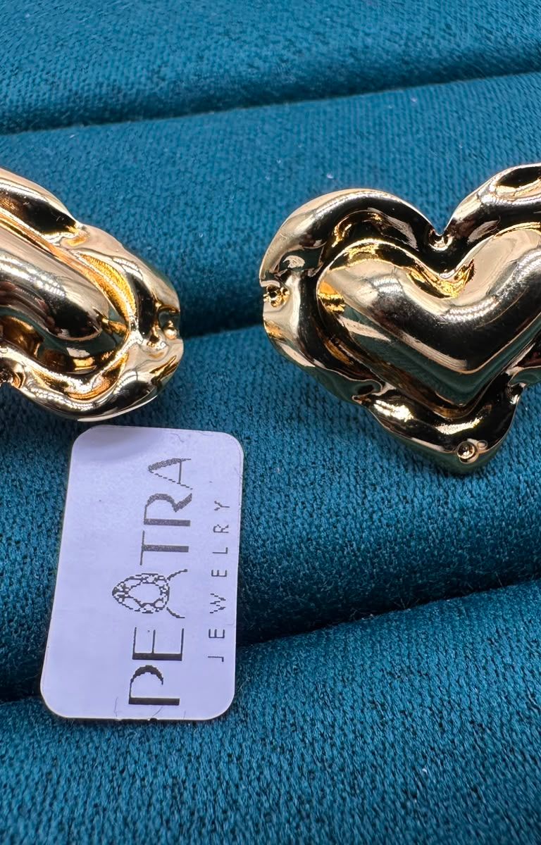 Prism Wave Silver Heart Ring Set