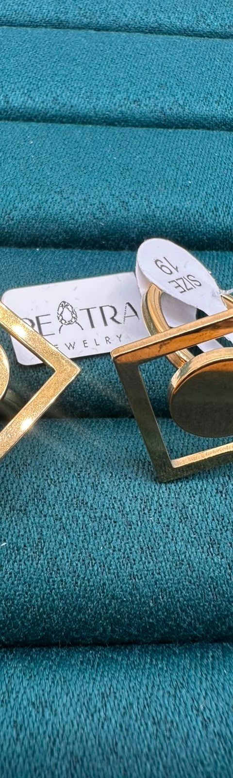 Meadow Glint Frame Diamond Ring Set