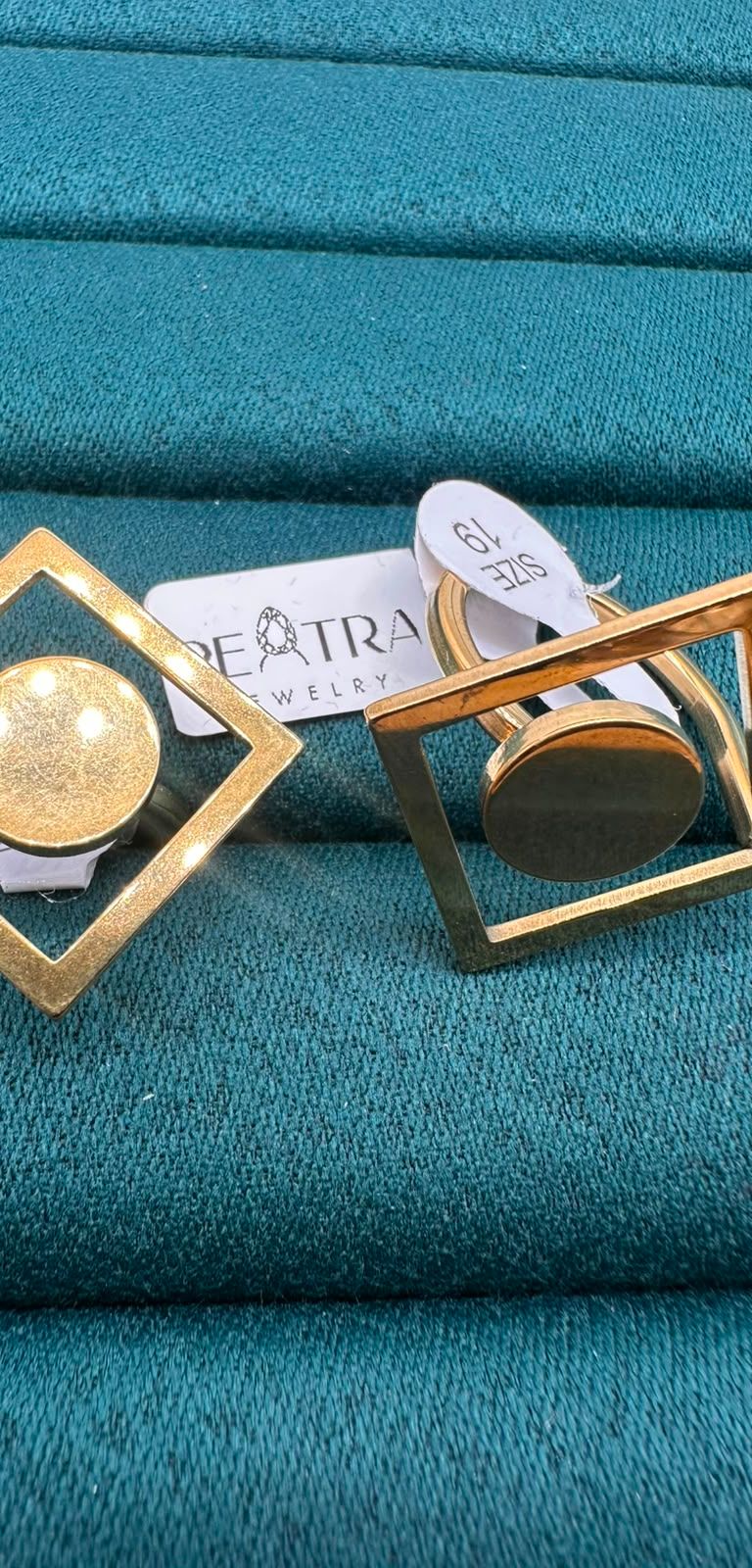 Meadow Glint Frame Diamond Ring Set