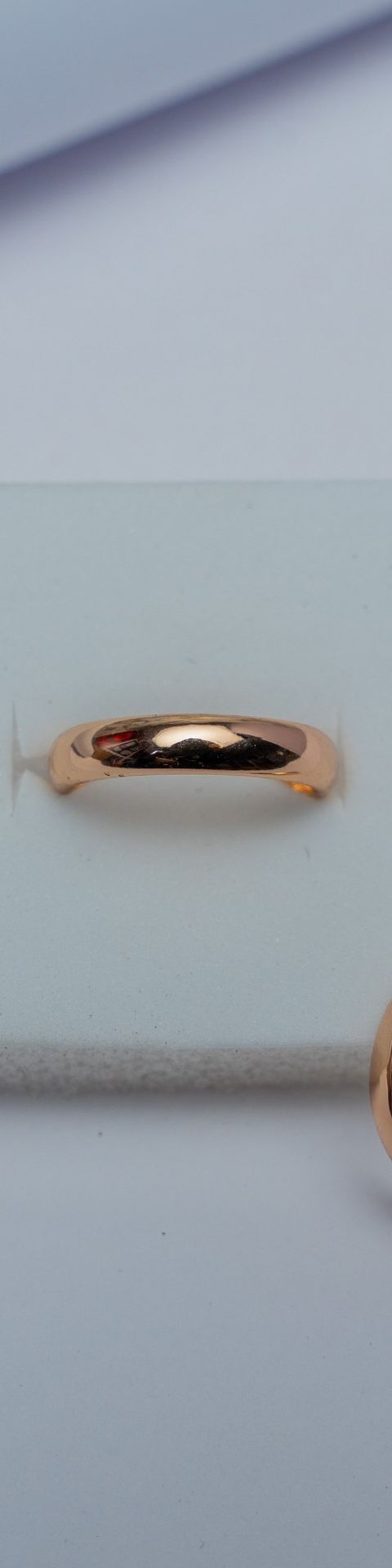 Rose Gold Wedding Band Ring