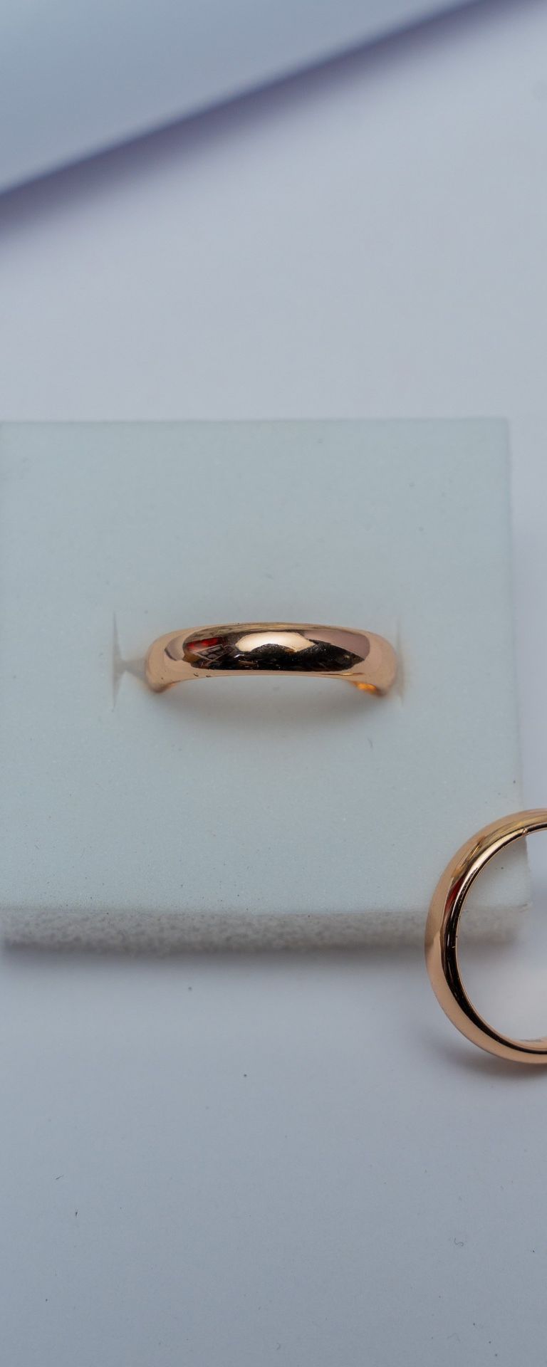 Rose Gold Wedding Band Ring