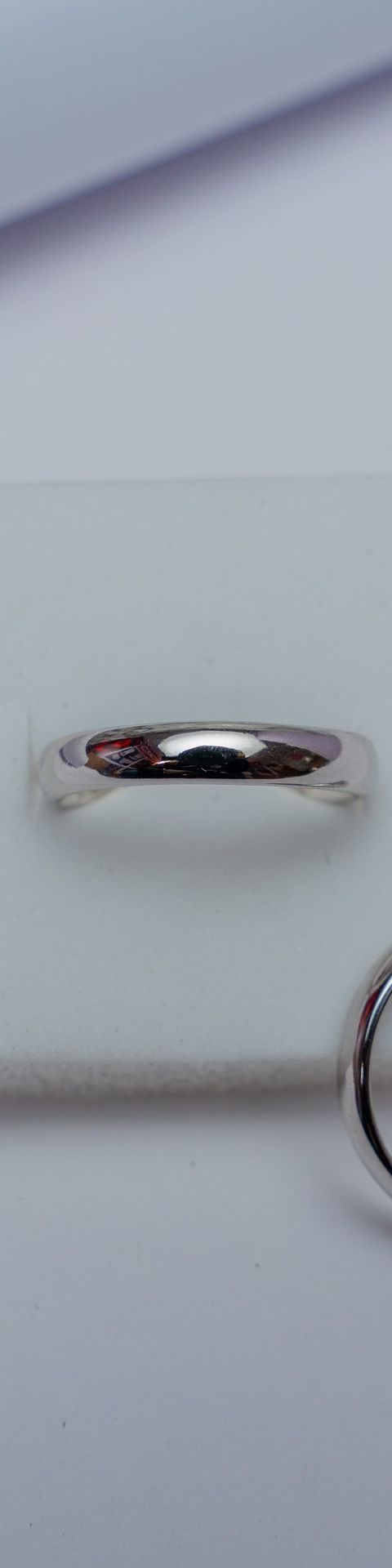 Silver Dome Band Ring