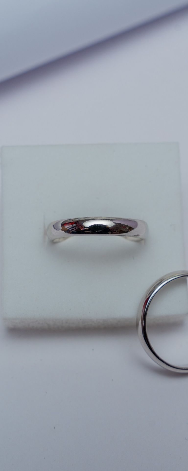 Silver Dome Band Ring