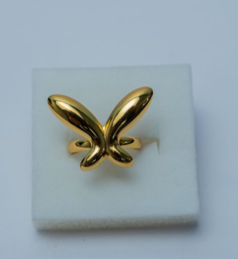 Gold Butterfly Ring