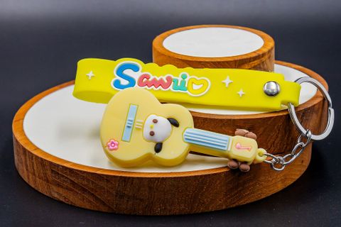 Smile Keychain Yellow