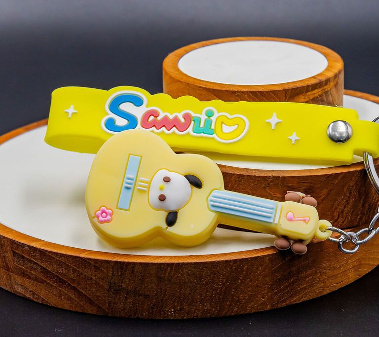 Smile Keychain Yellow