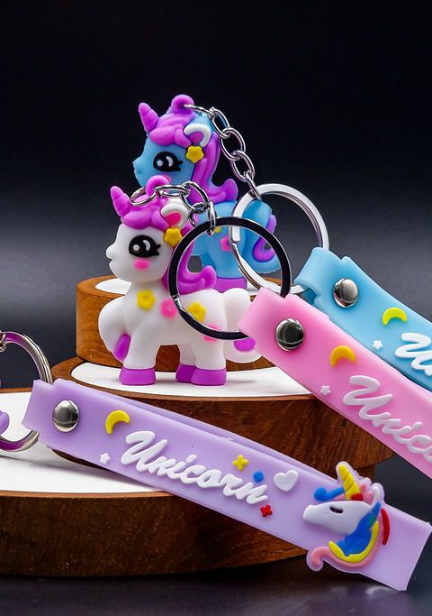 Unicorn Keychain Multi