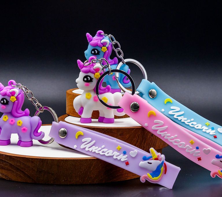 Unicorn Keychain Multi