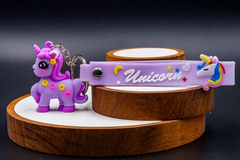 Unicorn Keychain Purple