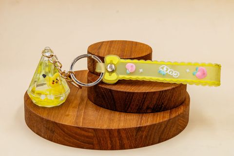 Yellow Pendant Keychain