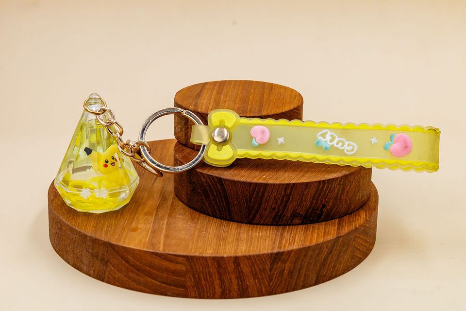 Yellow Pendant Keychain