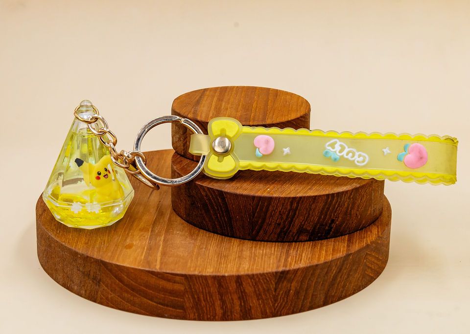 Yellow Pendant Keychain